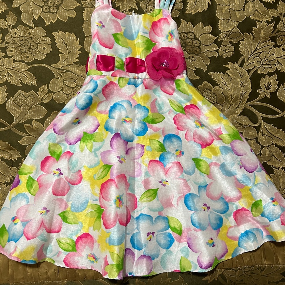 Girl's Floral Dress